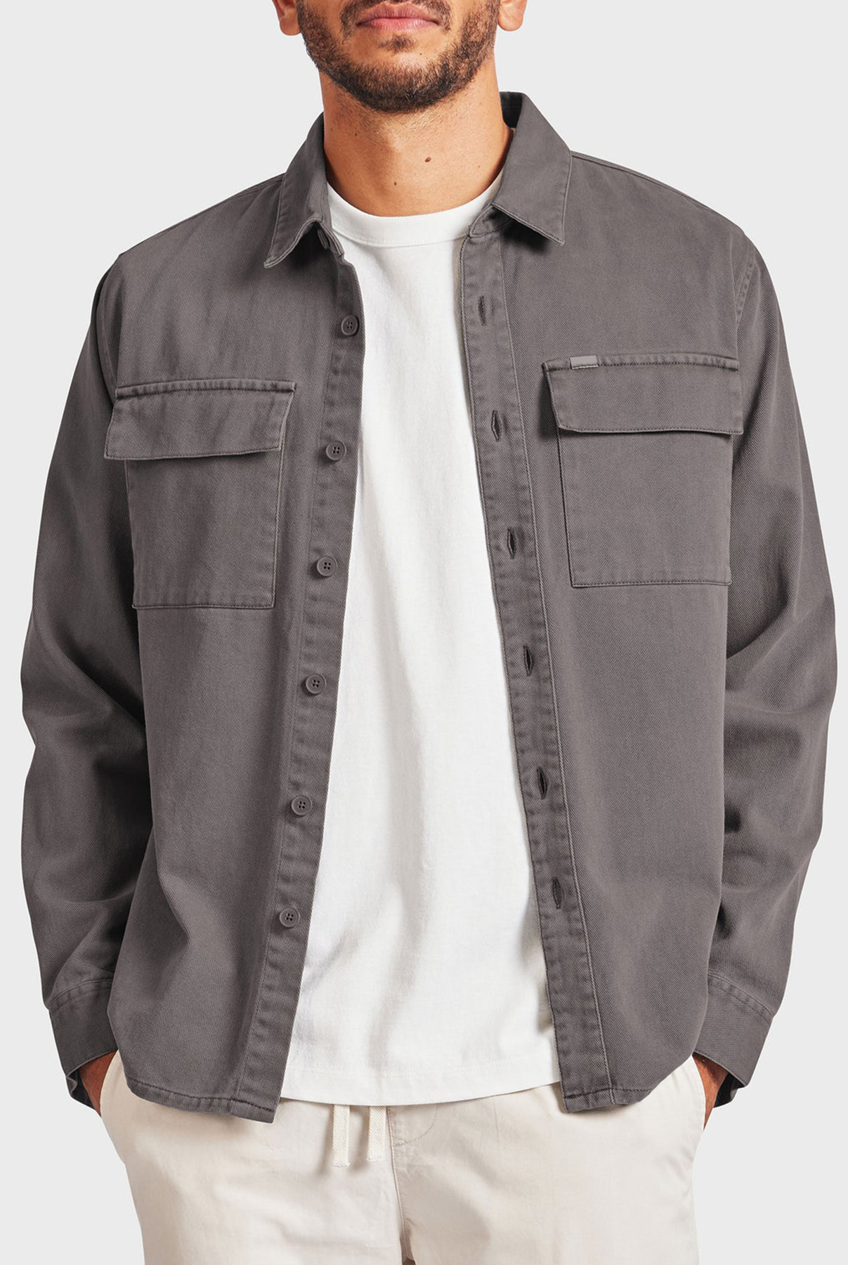 Essential Overshirt- Dutch blue