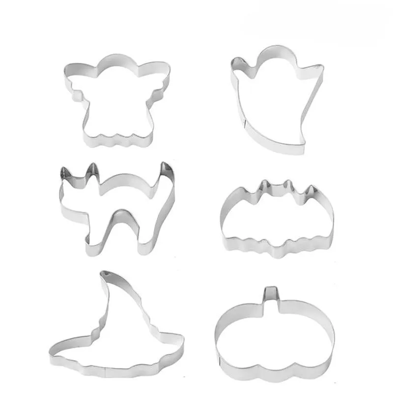 2026 Halloween Cookie Cutting Tool Set Stainless Steel