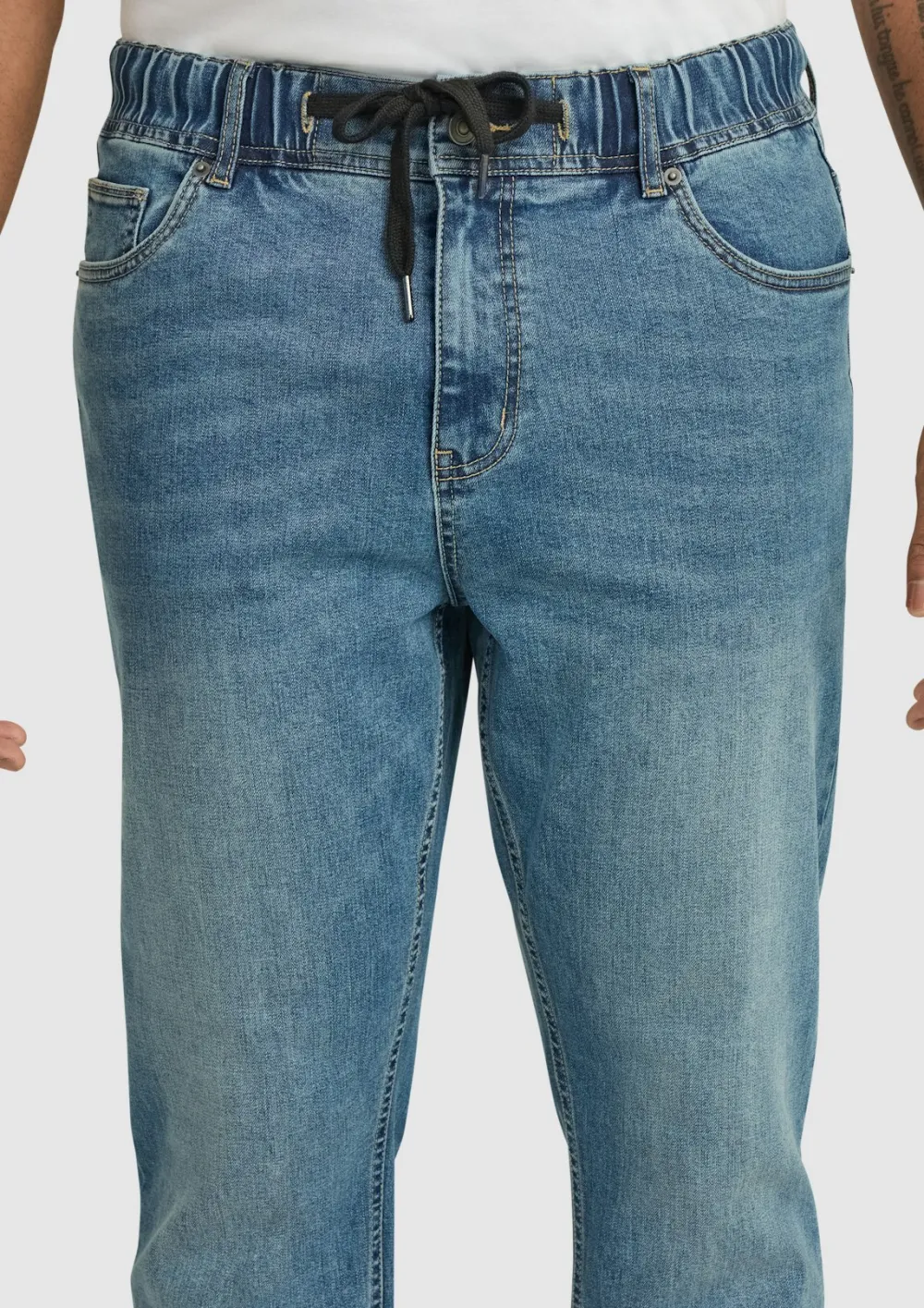 Mid Wash Small Legged Jeans