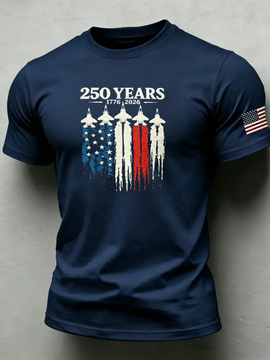 Men's 250Th Anniversary Printed T-Shirt