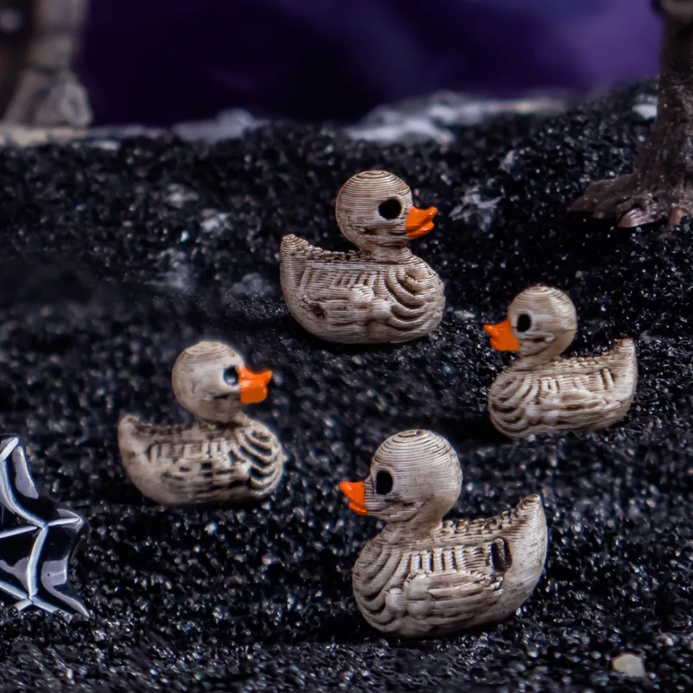 10pcs Halloween Skull Duck Skeleton Holiday Party Craft Decorations