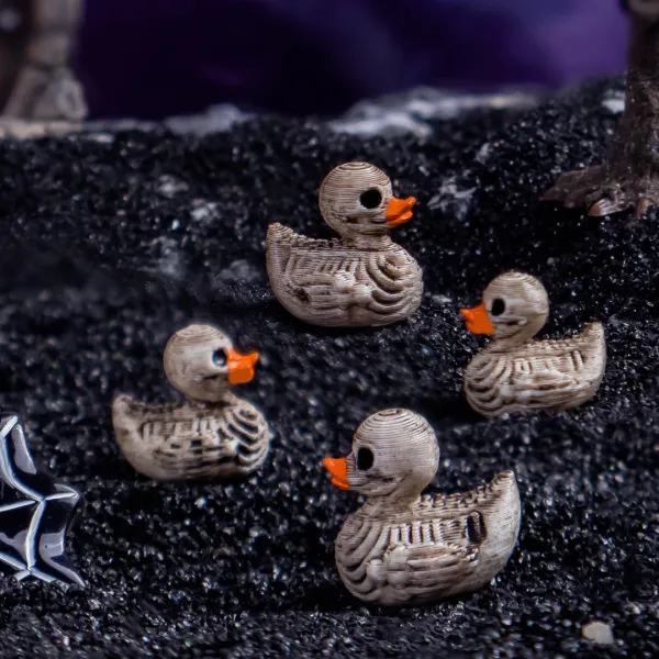 10pcs Halloween Skull Duck Skeleton Holiday Party Craft Decorations