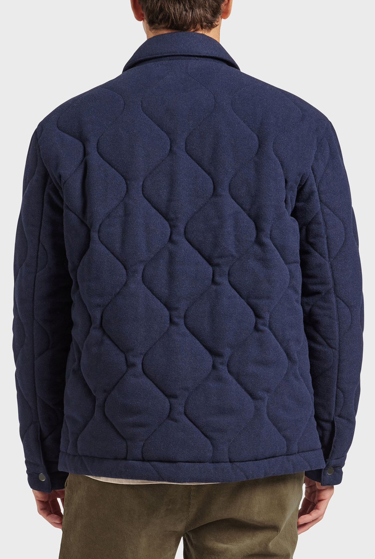 Plymouth Quilted Jacket-Titanium grey