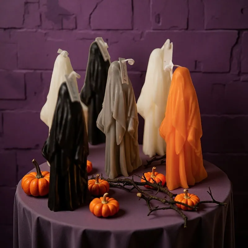 Halloween Skull Ghost Scented Candles Home Decor 5.5*5*13