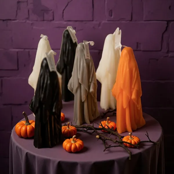 Halloween Skull Ghost Scented Candles Home Decor 5.5*5*13