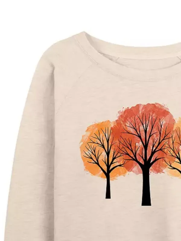 Tree Graphic Long Sleeve T-Shirt