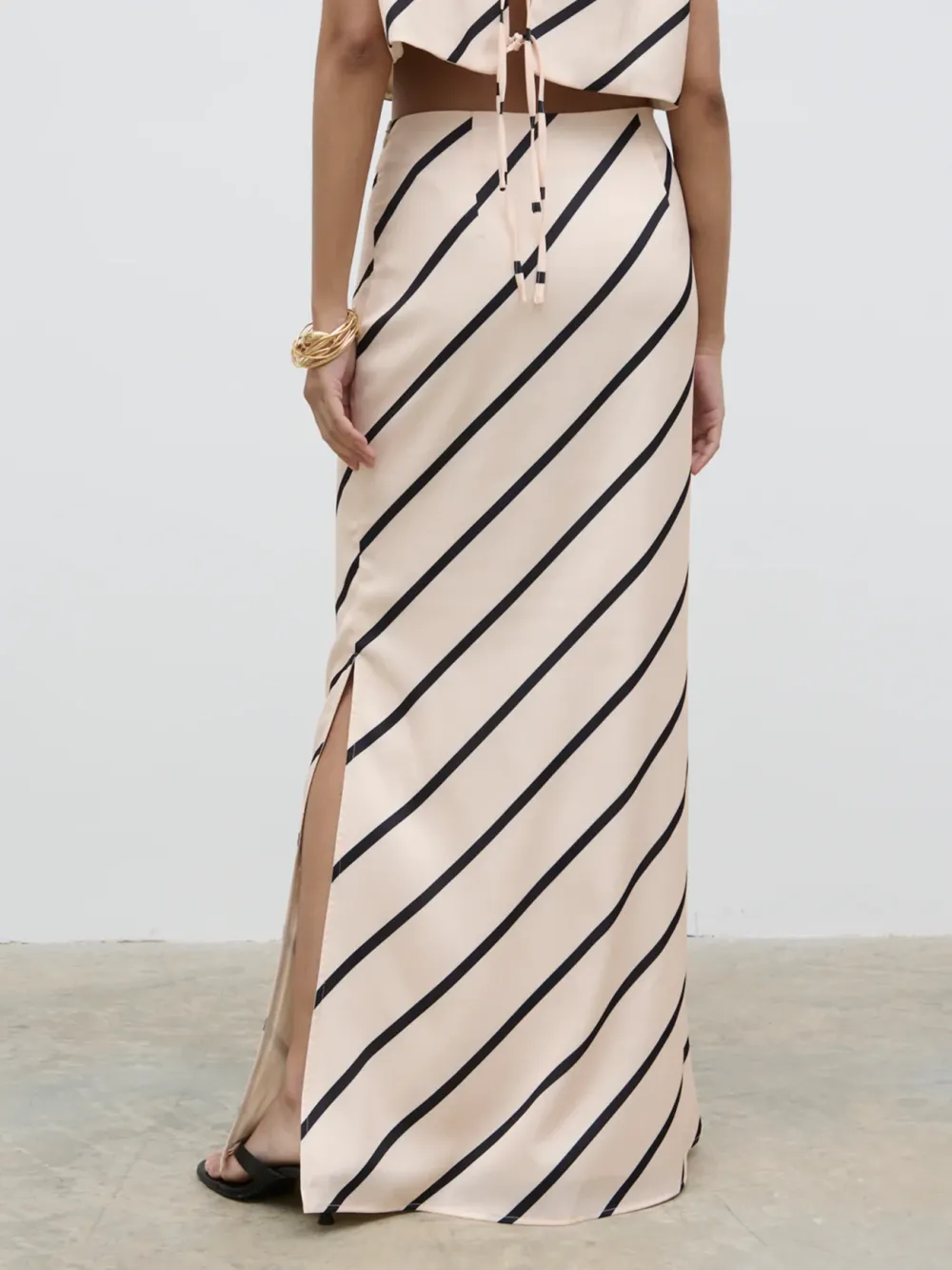Striped Maxi Skirt