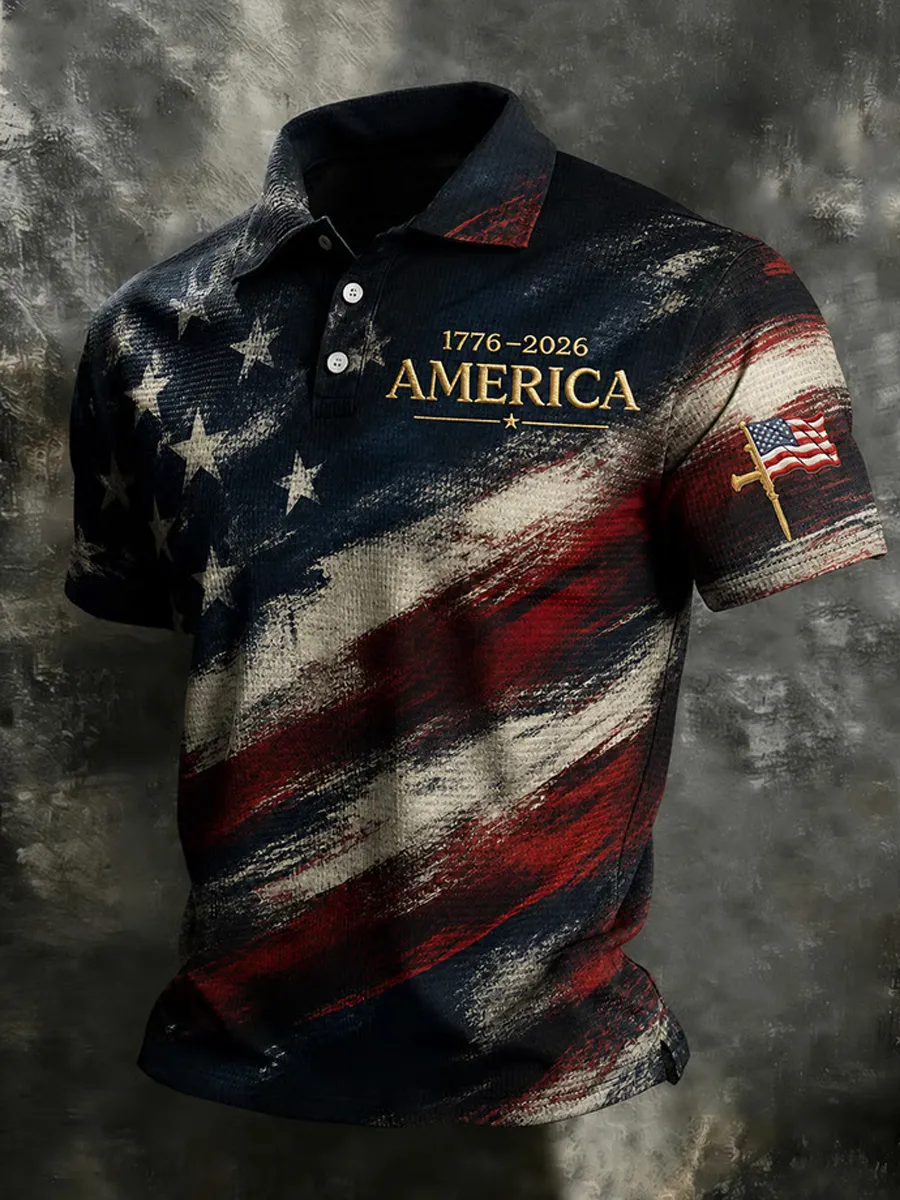 Men's 250th Anniversary Print Business Top