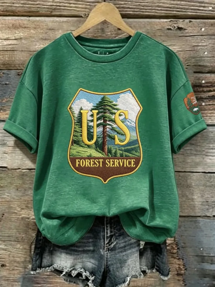 Women's Forest Conservation Print T-shirt