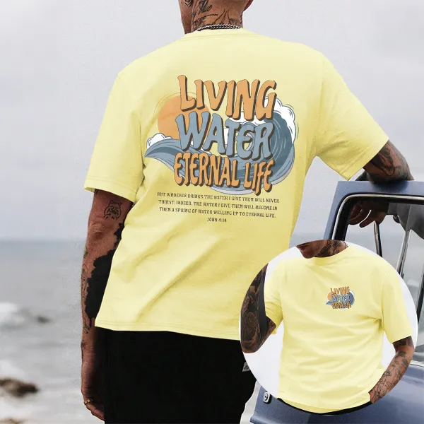Religious Themed Water Life Graphic T-Shirt