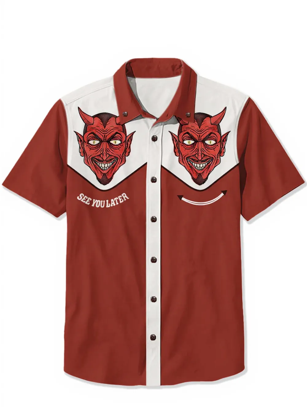 Devil See You Later - 100% Cotton Shirt