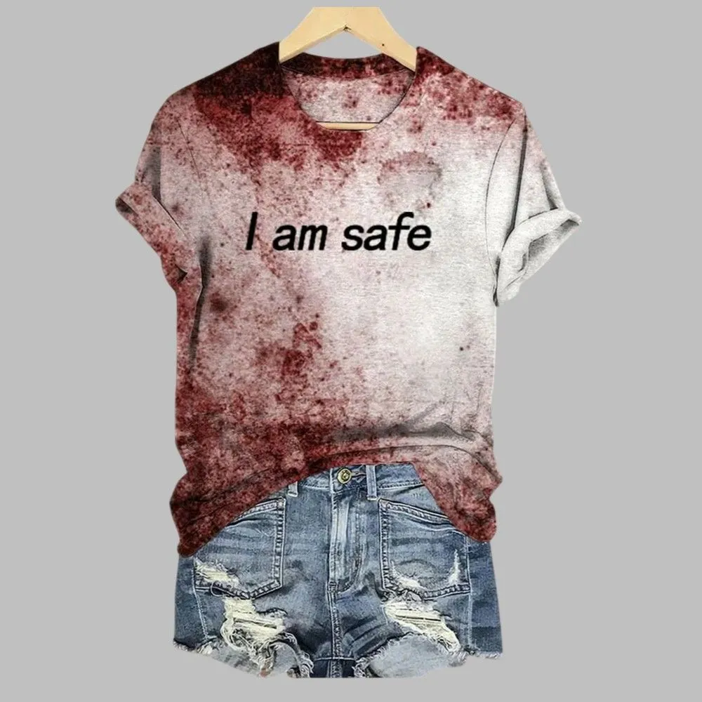 2025 Halloween Women’S I Am Safe T-Shirt
