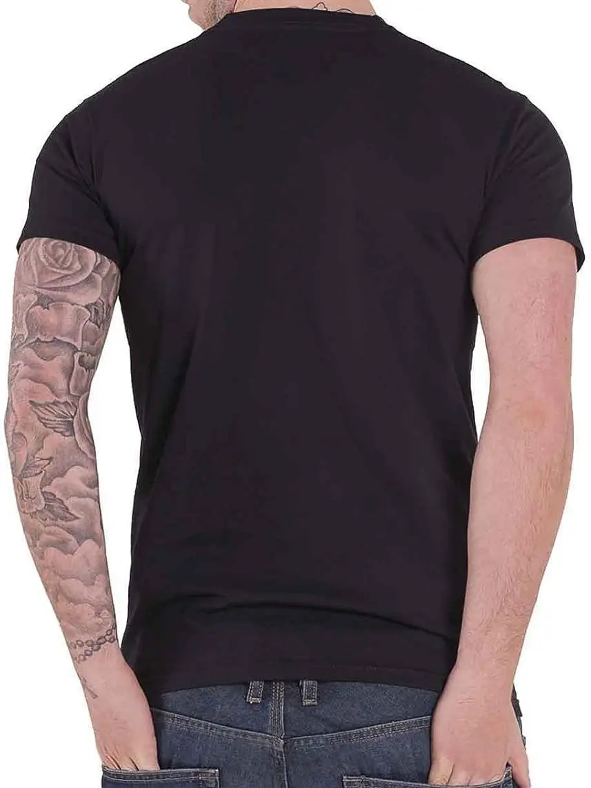 Men's Sad Wings Printed Round Neck T-Shirt