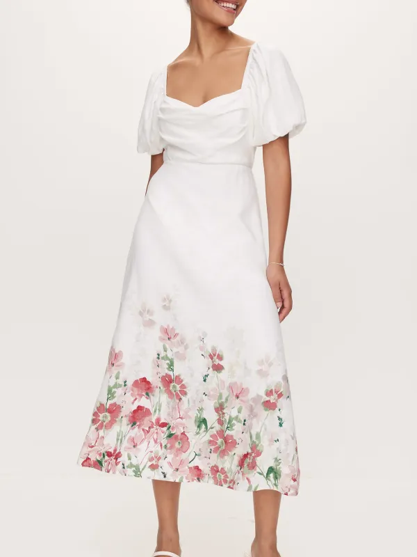 Daily Slight Stretch Midi Dress
