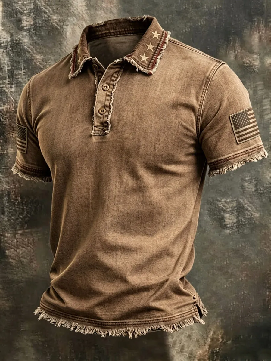 Men'S 250Th Anniversary Printed Casual T-Shirt