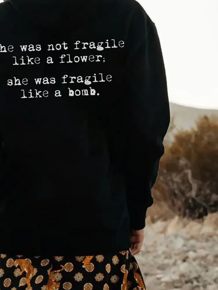 Regular Fit Long Sleeve Hoodie