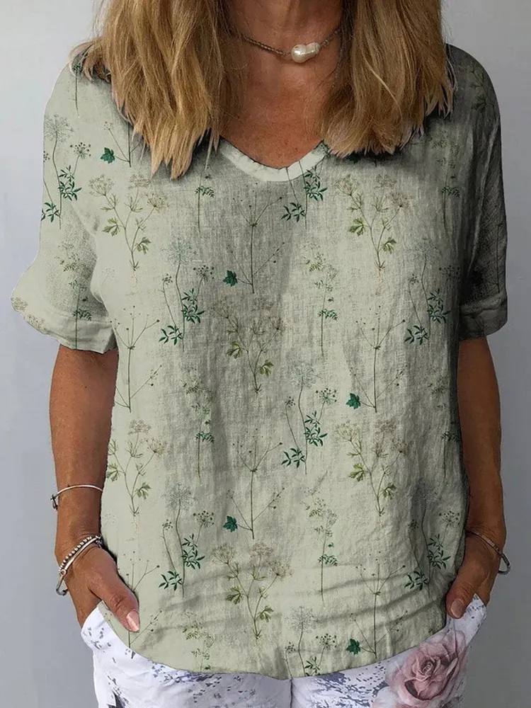 Women's Floral Print Shirt
