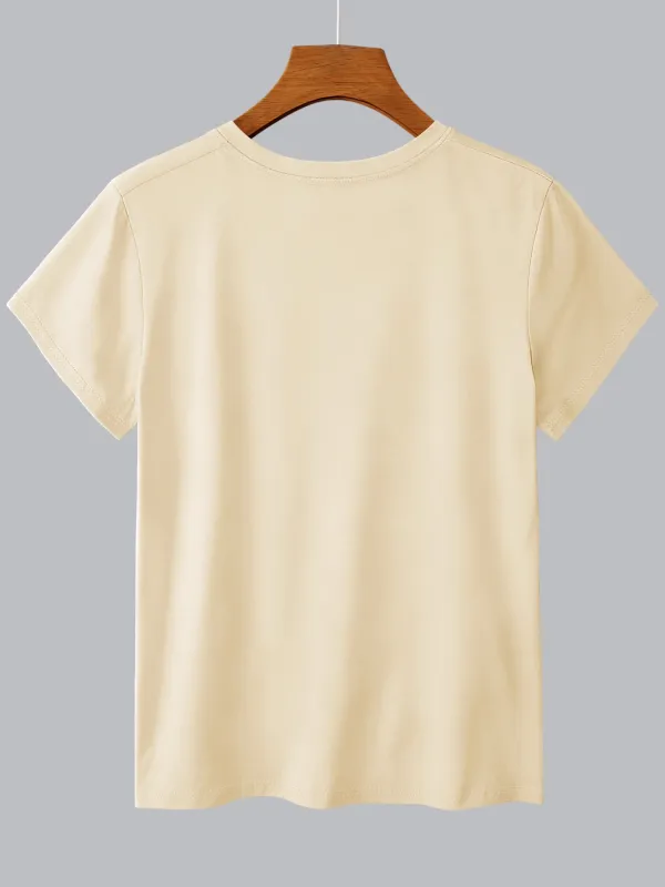 Otter Lady Print T-Shirt