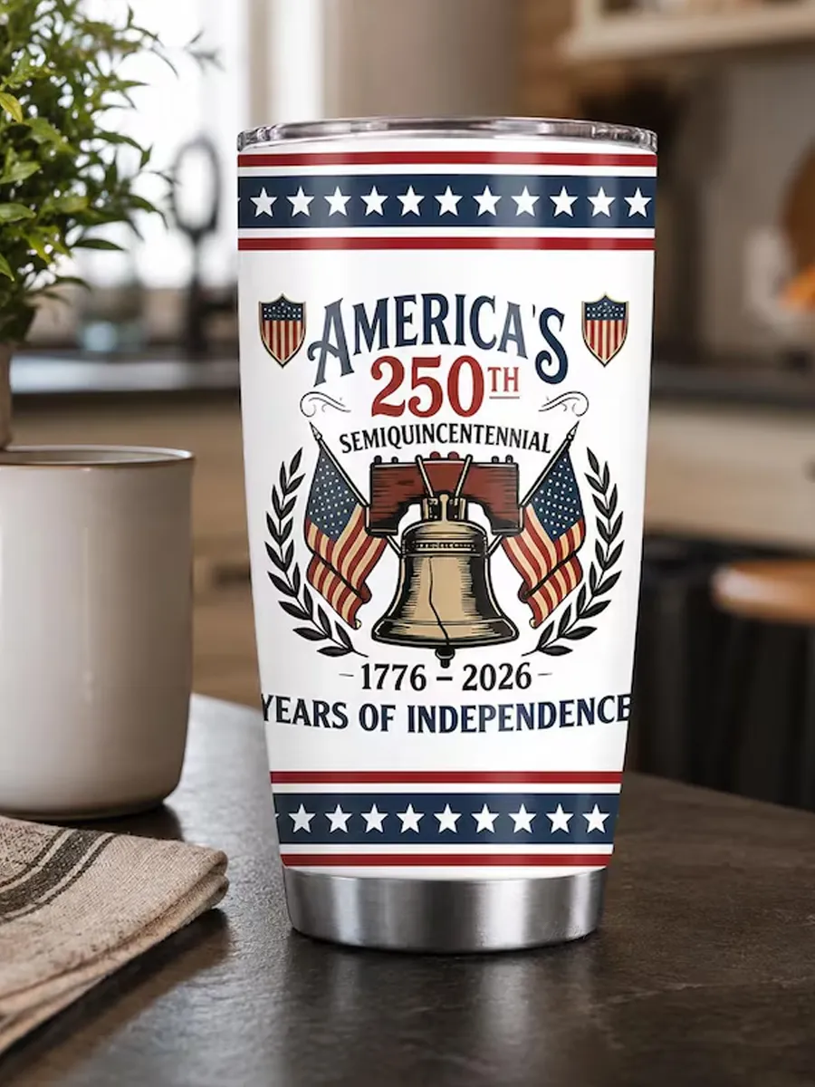 America 250Th Tumbler Stainless Steel Insulated Cup