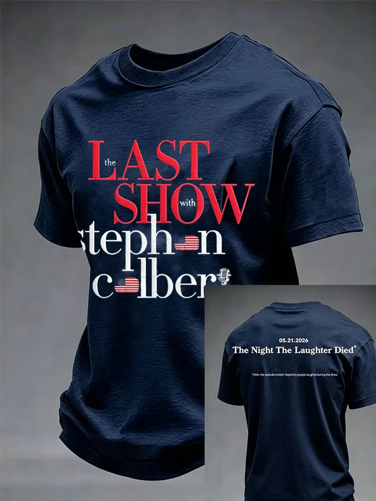 Men'S Retro Last Show Printed Top