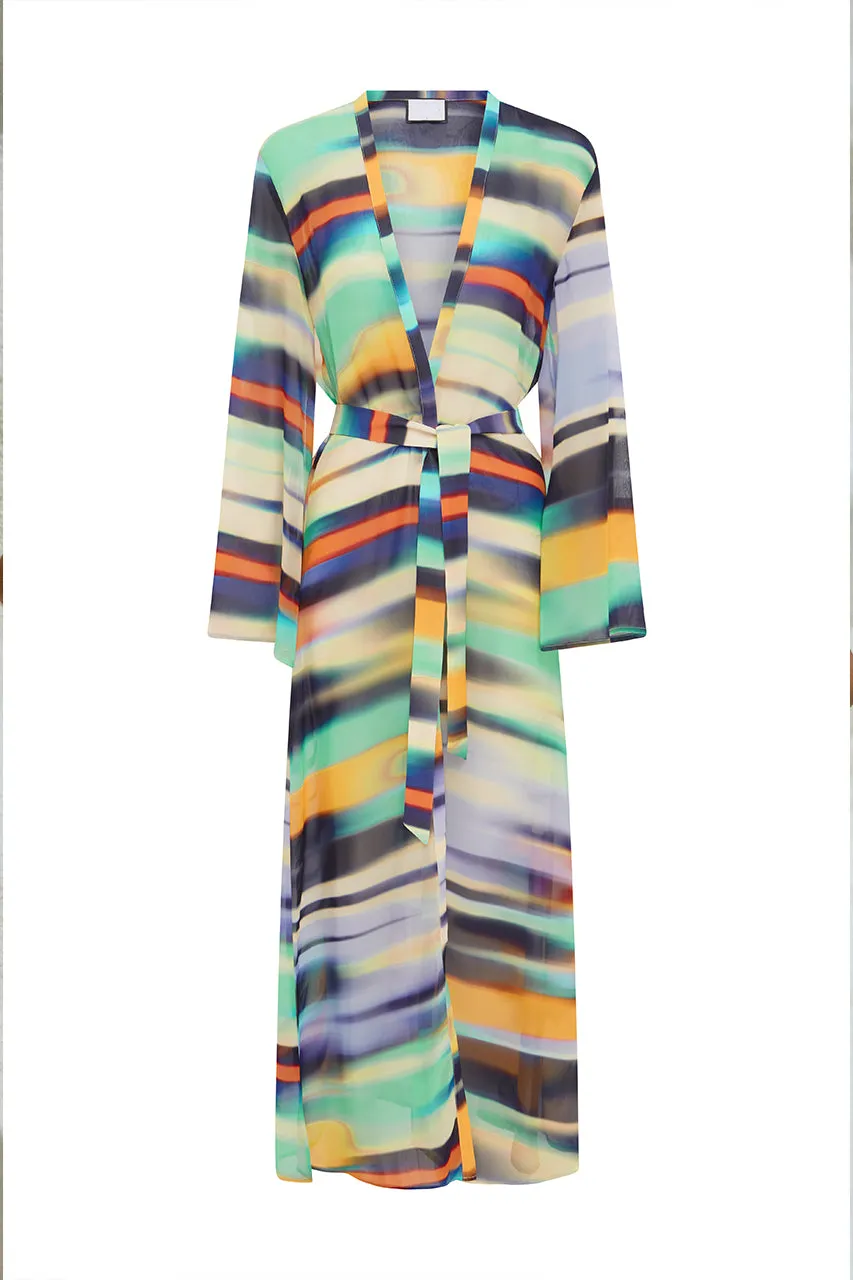 Printed Robe Ainsley Print
