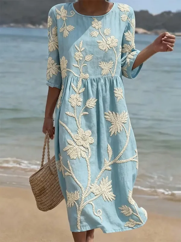 ECO Cotton & Linen Dress-nashvillecottonlinen
