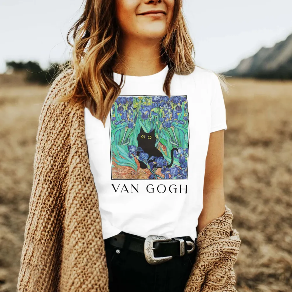 Cat Black Tee