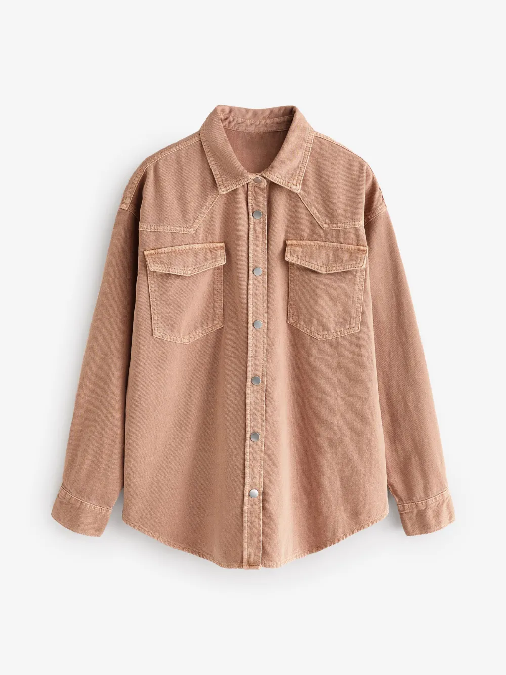 Loose Denim Casual Outing Office Shirt