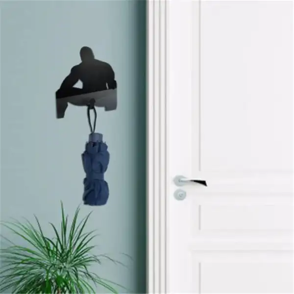 Funny Stainless Steel Key Hook for Wall | Bold & Reflective Key Holder Decor