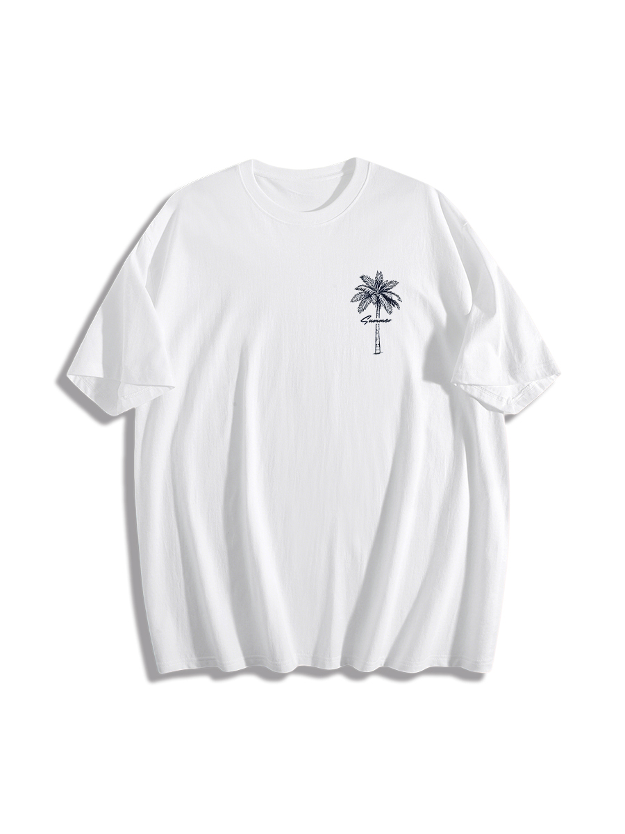 Palm Tree Summer Vibe Graphic T-Shirt