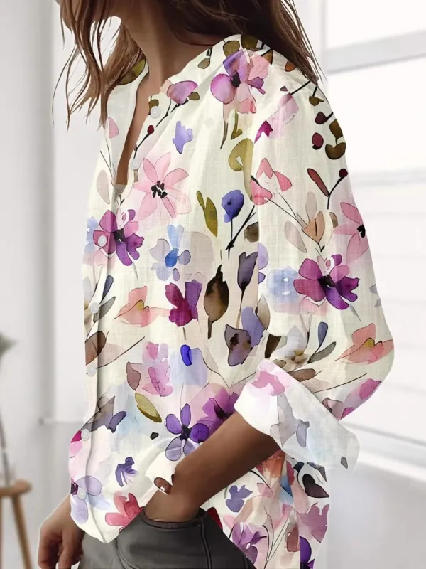 Dreamy Floral Long Sleeve Shirt