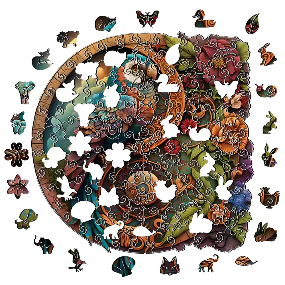 Three Dimensional Puzzle Family Companion Toy