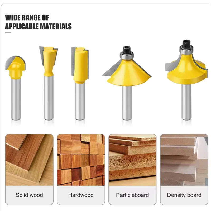 Wooding Shank Router Bit Set