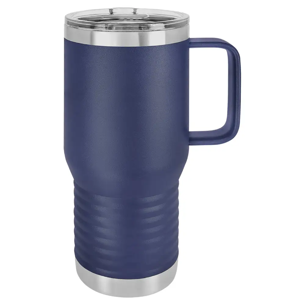 Double Wall Handled Coffee Stainless Steel Tumbler