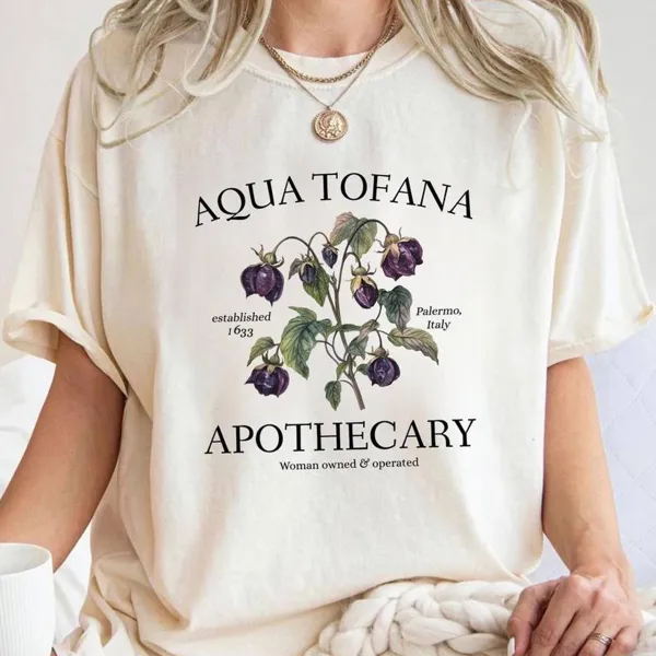 Aqua Tofana Apothecary T-shirt