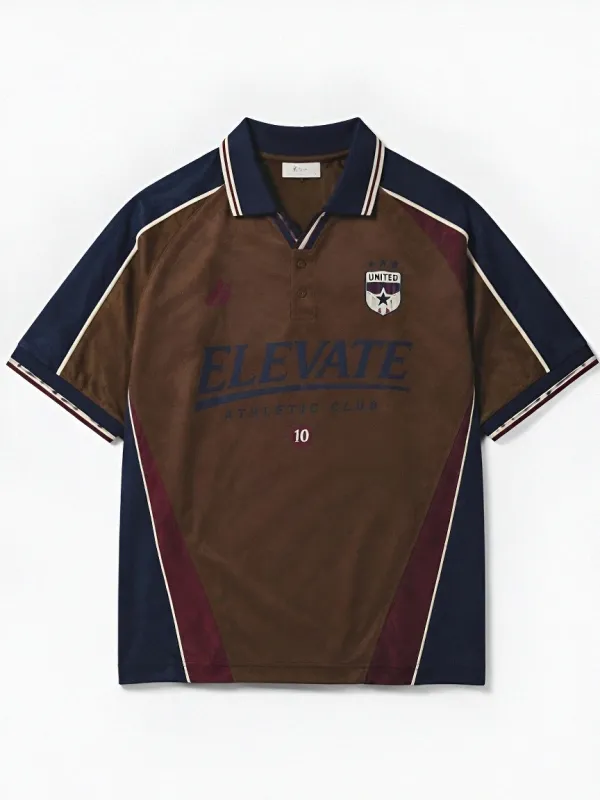 Unisex Elevate Athletic Club Soccer Jersey Printed Polo Shirt
