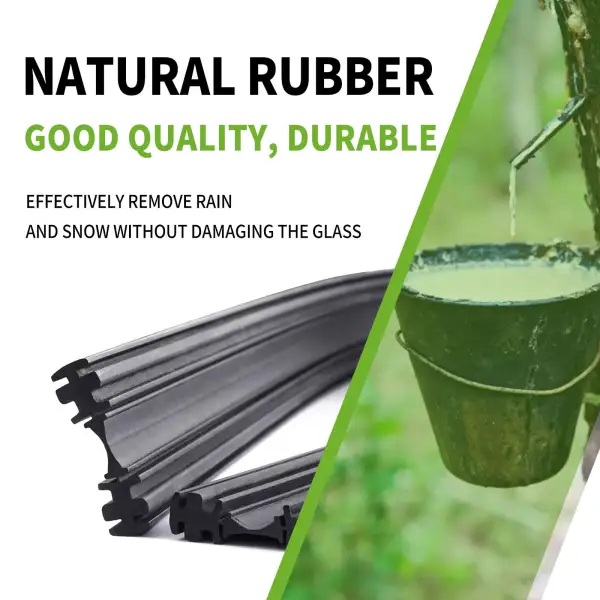 Frameless Design Universal Rubber Wiper Set