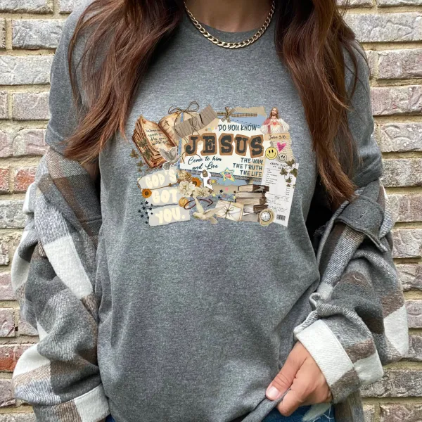 Casual Uplifting Message Graphic Tee