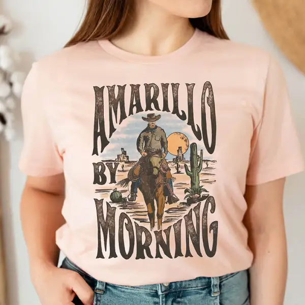 Retro Western Cowboy T-Shirt