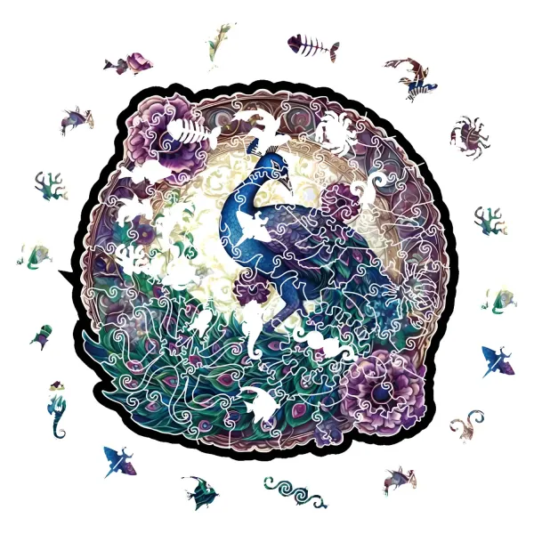 Children'S Peacock Puzzle