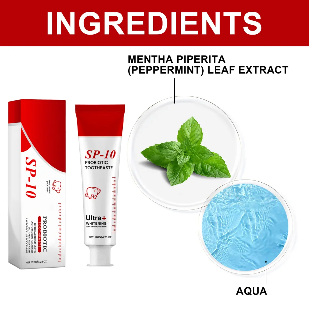 Probiotic Toothpaste: Gentle Clean, Daily Care for Fresh Breath & Healthy Teeth-CJ