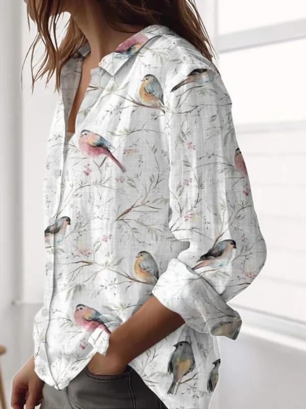 Watercolor Bird Shirt