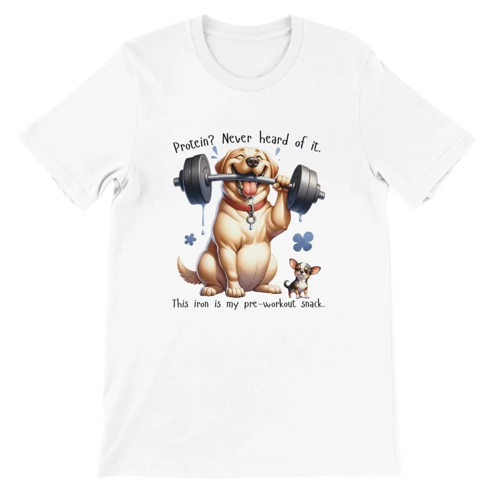 Fitness Dog Print Workout T-Shirt