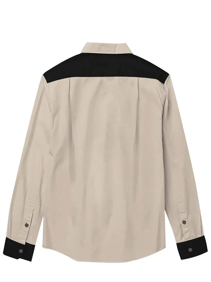 Flower And Raven Skull - 100% Cotton Long Sleeves Shirt