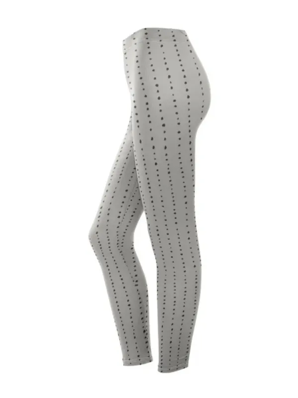Minimalist Dot Stripe Leggings