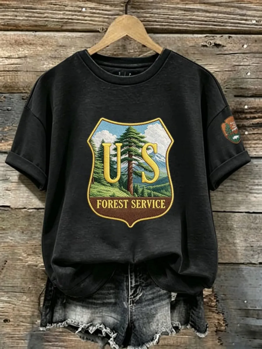 Women's Forest Conservation Print T-shirt