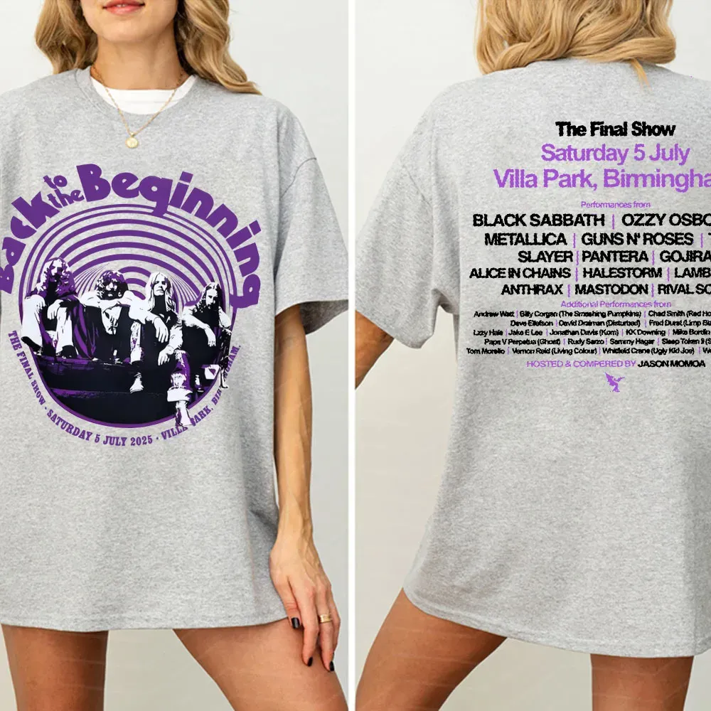 Black Sabbbth Back To The Beginning 2025 Black T-Shirt