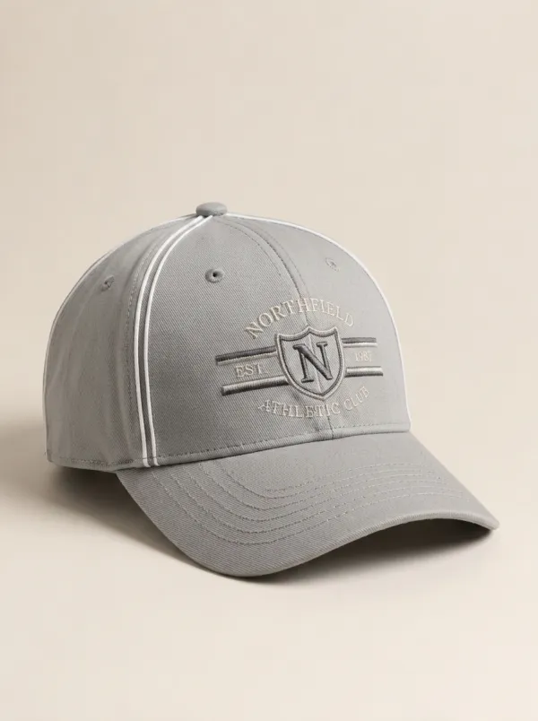 Unisex Northfield Athletic Club Shield Logo Embroidered Baseball Cap