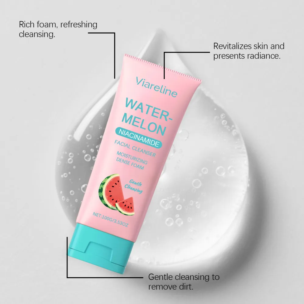 Viareline Watermelon Foaming Facial Cleanser