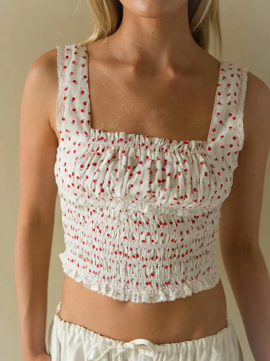 Picnic Smocked Top